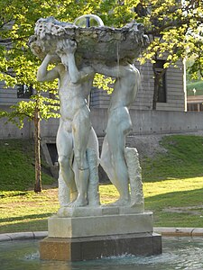 The Three Graces (1931) by Gertrude Vanderbilt Whitney, McGill University Downtown Campus, Montreal, Quebec, Canada