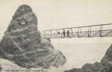 The original Tubular Bridge at The Gobbins