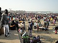 Image 2Traders at a fish market on the Gambian coast