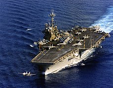 USS Independence CV-62 on March 10, 1996.