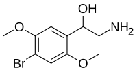 Skeletal formula of βOH-2C-B