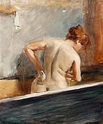 Lili au bain, circa 1890