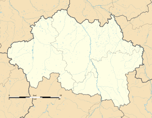 卢瓦尔河畔皮埃尔菲特在阿列省的位置