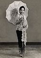 Indonesian movie star Chitra Dewi in kebaya (c. 1960)