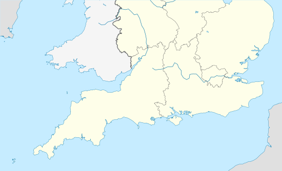 1988–89 Courage Area League South is located in Southern England