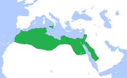 法蒂玛王朝极盛时代的疆域(公元969年)