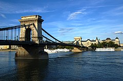Széchenyi Chain Bridge in Budapest
