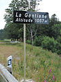 La Gentiane, name sign