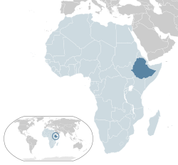 埃塞俄比亚的位置