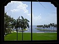 Looking out of the Stone House at Charles Deering Estate