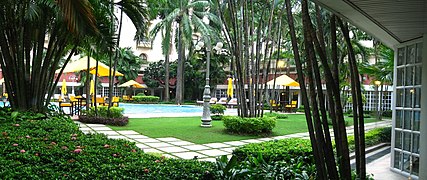 The Interior Courtyard of Grand Hotel (Kolkata)