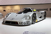 The 1989 C9 at the Paris Rétromobile show in 2012.