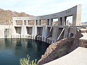 The Parker Dam built in 1934-38.