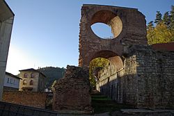 Blast furnace ruins in Sabero (León, Spain).