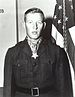 black and white headshot of Franklin Sigler in his military uniform