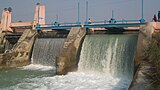FE10. A small hydro-electric dam on the Ganges Canal at Nagla Kabir, UP. The electricity sector in India has an installed capacity of 205.34 Gigawatt (GW), the world's fifth largest. Coal-fired plants account for 56% of India's electricity capacity, renewal hydropower for 19%.
