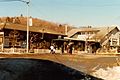 The station forecourt in 1985