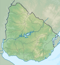 Location map/data/Uruguay is located in Uruguay