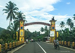 Welcome gate to South Tapanuli Regency