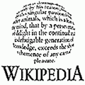 Nostalgic Wikipedia logo