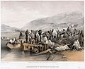 Image 5 Crimean War Artist: William Simpson; Lithographer: Edmond Morin; Restoration: NativeForeigner A tinted lithograph, titled "Embarkation of the sick at Balaklava", shows injured and ill soldiers in the Crimean War boarding boats to take them to hospital facilities. Modern nursing had its roots in the war, as war correspondents for newspapers reported the scandalous treatment of wounded soldiers in the first desperate winter, prompting the pioneering work of women such as Florence Nightingale, Mary Seacole, Frances Margaret Taylor and others. More selected pictures
