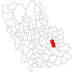 Location in Prahova County