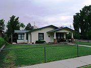 The Isaac Imes House was built in 1920 and is located at 5823 W. State St. Isaac Imes was a teacher and school principal. One of Glendale’s elementary schools is named after him.