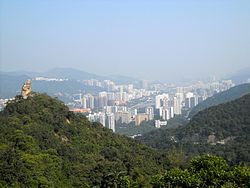 Day view of the Sha Tin District skyline
