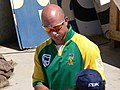 South African cricketer Herschelle Gibbs.