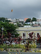 Houses on a hillside, view from barrio-pueblo