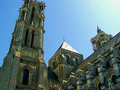 Laon Cathedral (Cathédrale Notre-Dame de Laon) in Laon, France