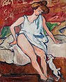 Louis Valtat - A Woman with a Dog (cca. 1902)