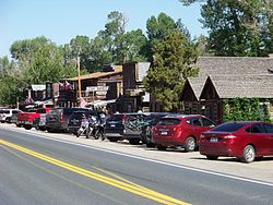 Nevada City, as seen from the highway