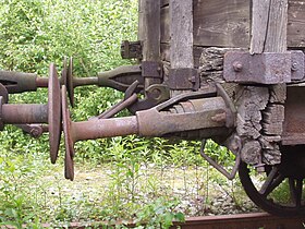 Volute springs within buffer assemblies on a railway car