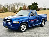 This is a photo of the 1996 Dodge Ram 1500 Special edition Truck, also known as the Indy Ram.
