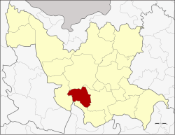 District location in Udon Thani province