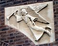 Archangel Gabriel Clipsham stone St Gabriel's RC Church, Walsall