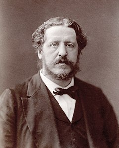 Jules Barbier, by Nadar (restored by Jebulon and Yann)