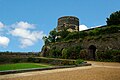 The interior gardens at the Castle