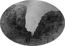 Devil's Gate, Nebraska Territory, August 1858.