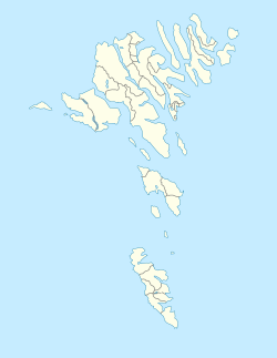 托爾斯港在法羅群島的位置
