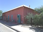 The Jesus Martinez House was built in 1875 and is located in 321 Bailey St. In 1886, Pinal County converted part of the building into the first County Hospital. It had six beds. Each had a horsehair mattress and a wool blanket. By 1890, the house was used as a meat market, store and residences. Listed as Historic by the Historic District Advisory Commission.