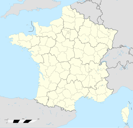 2023年至2024年法国足球乙级联赛在法国的位置