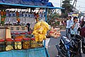 Pickled Fruits for sale at Kozhikode Beach