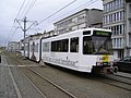 Tram in Ostend Henegouwenstraat stop (abandoned)