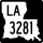 Louisiana Highway 3281 marker