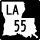 Louisiana Highway 55 marker