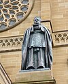 Statue of Kelly by Bertram Mackennal outside St Mary's Cathedral, Sydney