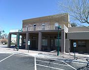 The historic Alhambra Hotel was originally built in 1893 and reconstructed in 1922. It was listed in the National Register of Historic Places on July 31, 1991.