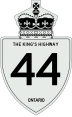 King's Highway 44 marker